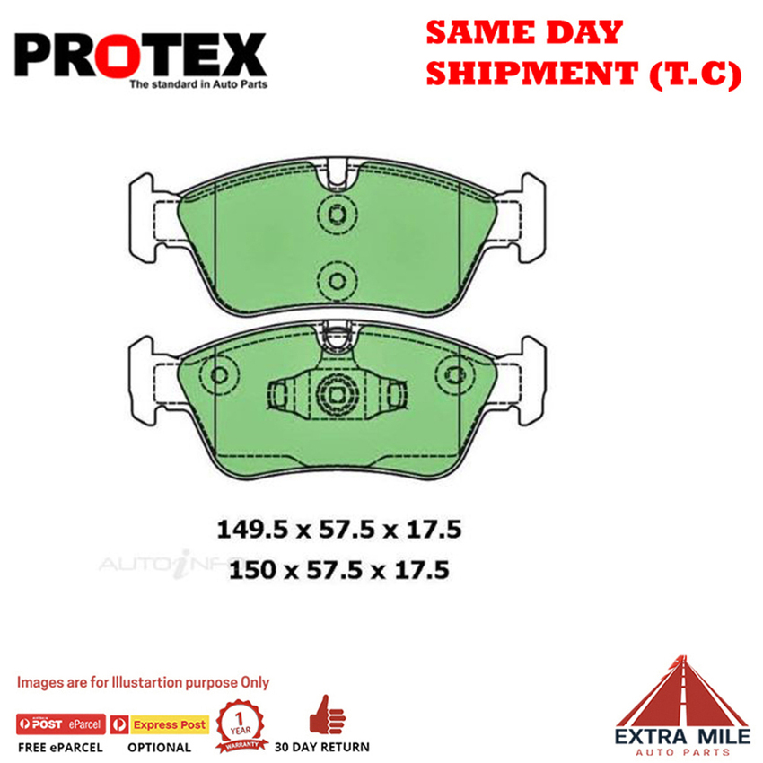 Ceramic Brake Pad Set Frnt For BMW 1 Series 120 d E87 120kw Diesel 03-12