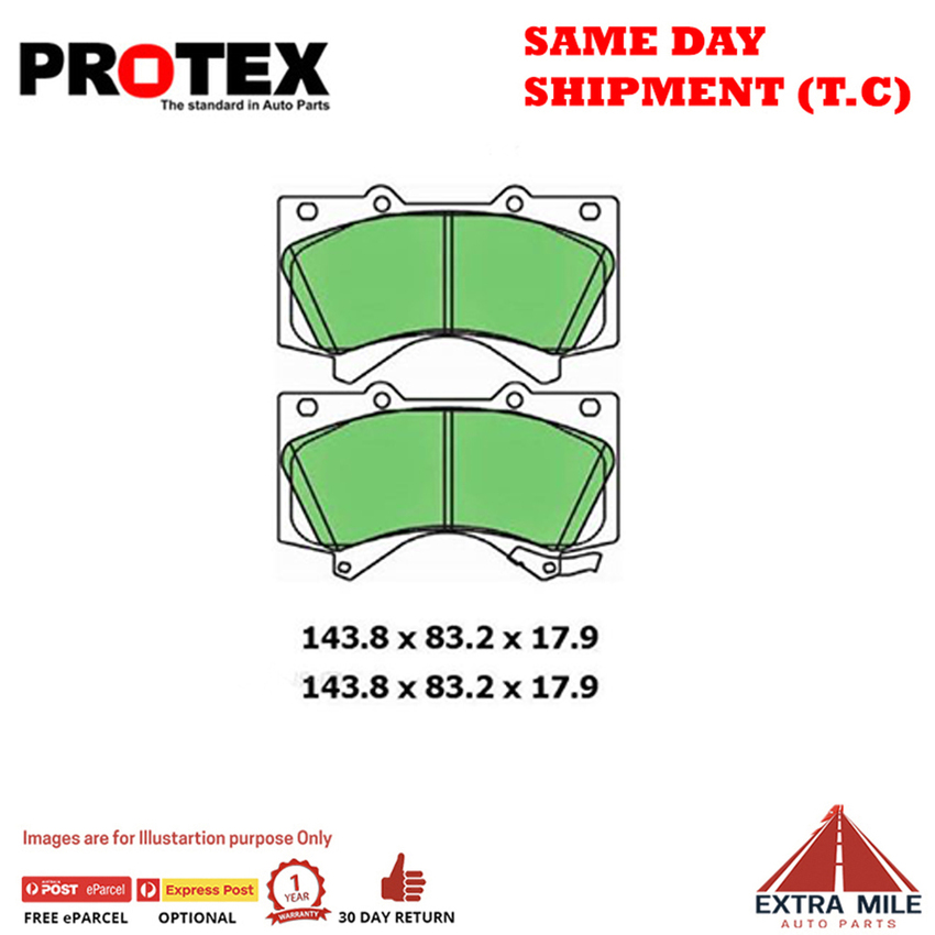 Ceramic Brake Pad Set Frnt For Toyota Landcruiser 200Series 4.6 V8 UZJ0 10-19