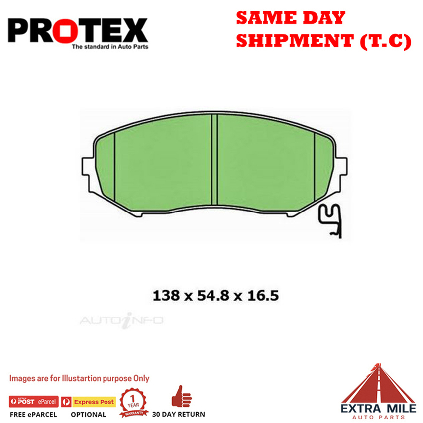 4WD Brake Pad Front Set For Suzuki Grand Vitara 1.6 (JB) Petrol 2005-2008
