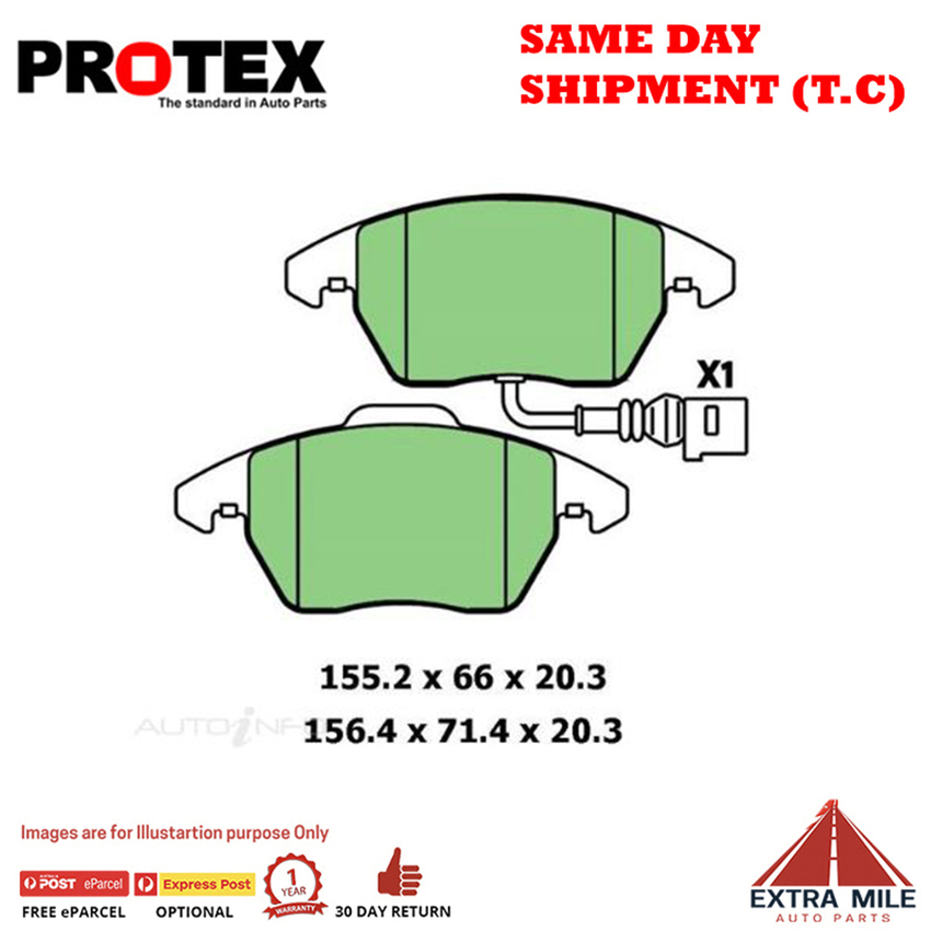 Blue Brake Pad Set Frnt For Volkswagen Golf 1.4 TSI Mk6 (118kw) Petrol 08-13