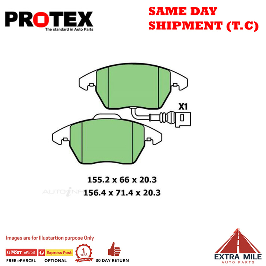 Ceramic Brake Pad Set Frnt For VW Passat 3.2 FSI 4motion 3C2,3C5 Ptrl