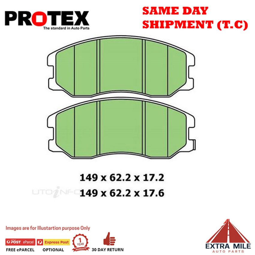 4WD Brake Pad Front Set For Holden Captiva 2.4 i Flex CG Ptl/Ethanol