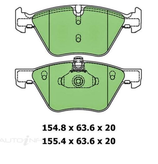 Ceramic Brake Pad Set Front For BMW 3 Series 330 d (E90) Diesel 2005-2011