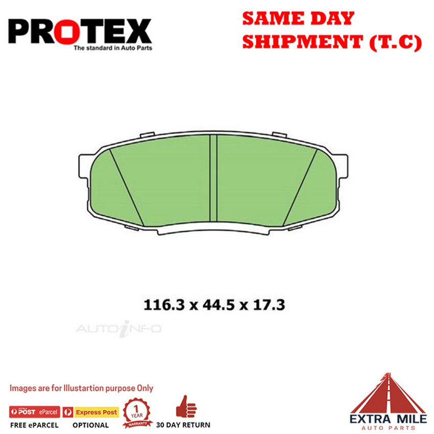 4WD Brake Pad Rear Set For Toyota LandCruiser 200 Series 4.6 V8 UZJ0 Ptl