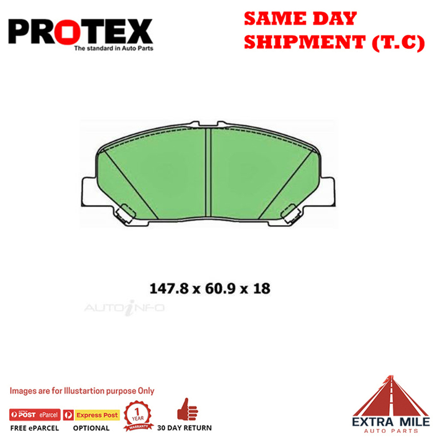 Ceramic Brake Pad Set Frnt For Toyota Tarago 3.5 (GSR50R) Ptl 2006-14