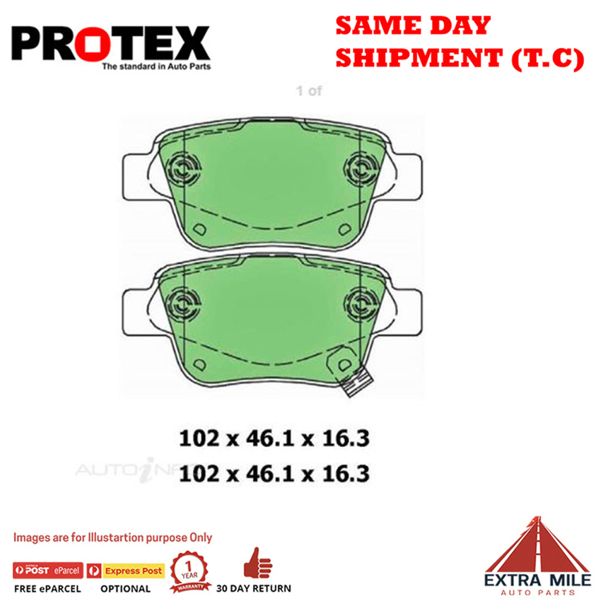 Ceramic Brake Pad Set Rear For Toyota Tarago 3.5 (GSR50R) Ptl 2007-2014