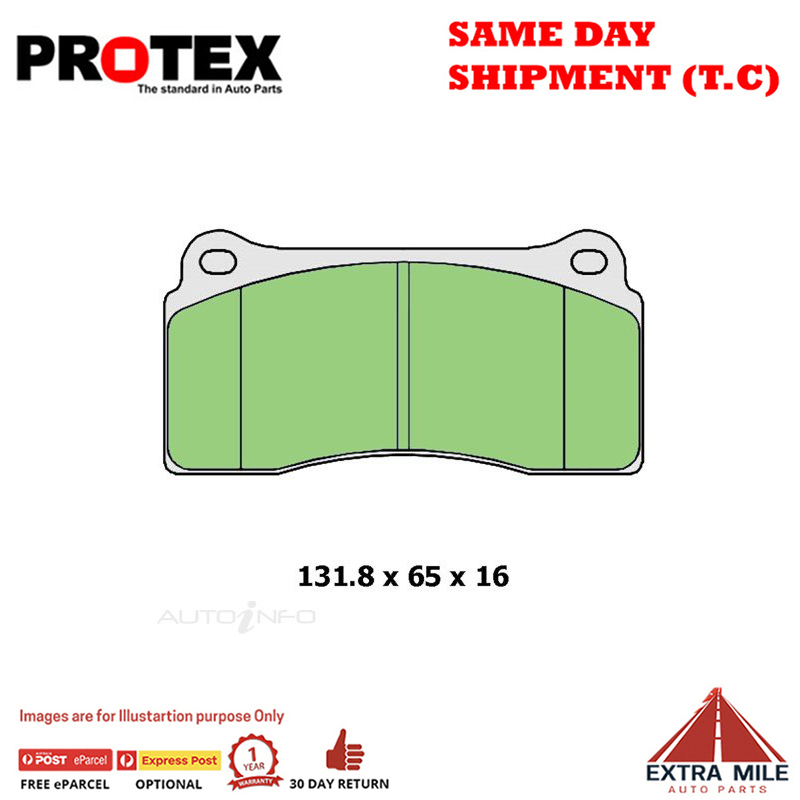 Ceramic Brake Pad Set Front For Ford Falcon FG,FG X 4.0 i EcoLPI XR6/G6E