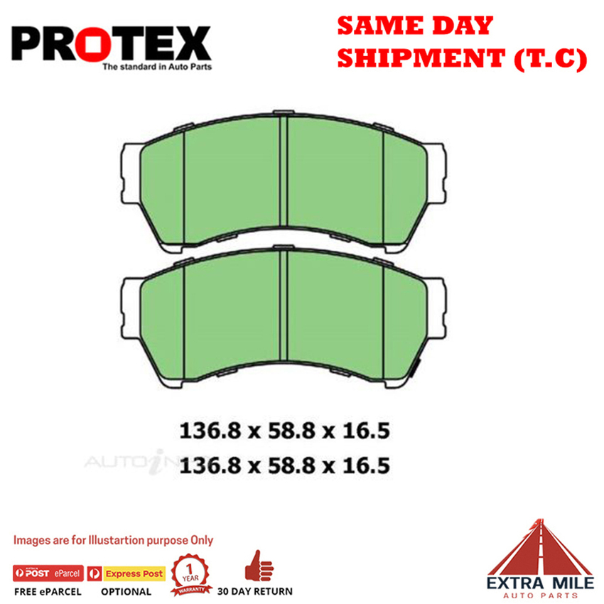 Ceramic Brake Pad Set Front For Mazda 6 2.3 ((GG) Ptl 2002-2007