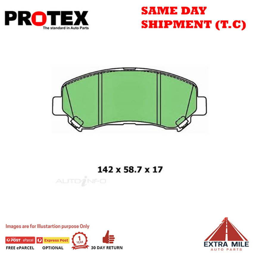 Ceramic Brake Pad Set Frnt For Nissan X-Trail 2.0 dCi (T31) Diesel 2008-2014