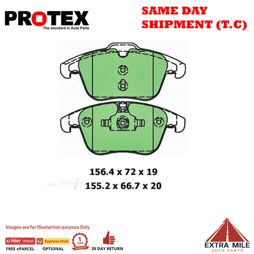 Ceramic Brake Pad Set Frnt For Ford Mondeo 2007 - 14 [MA, MB, MC]2.3 i 16 V