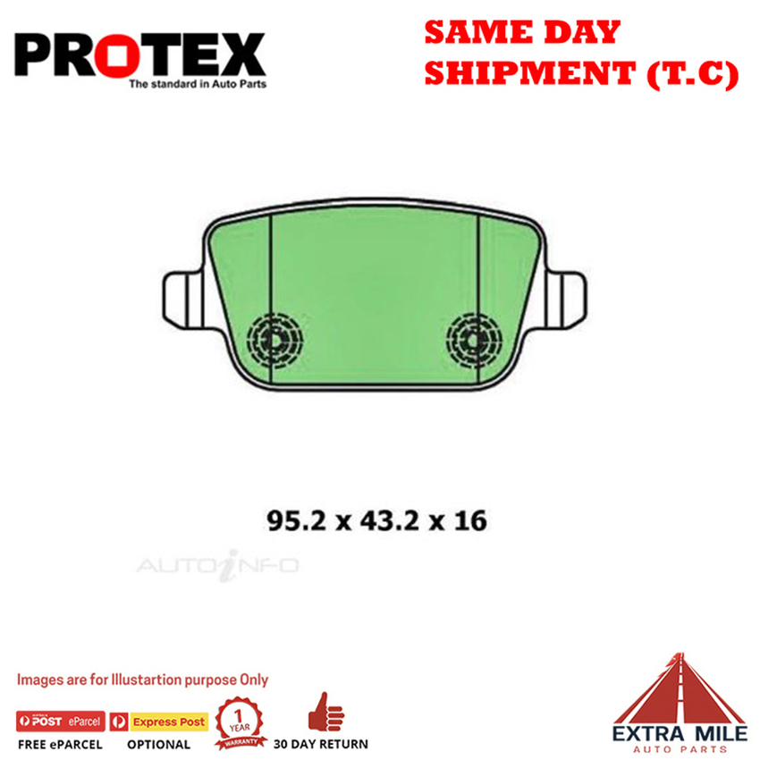 Ceramic Brake Pad Set Rear For Volvo XC70 3.2 AWD Ptl 2007-19