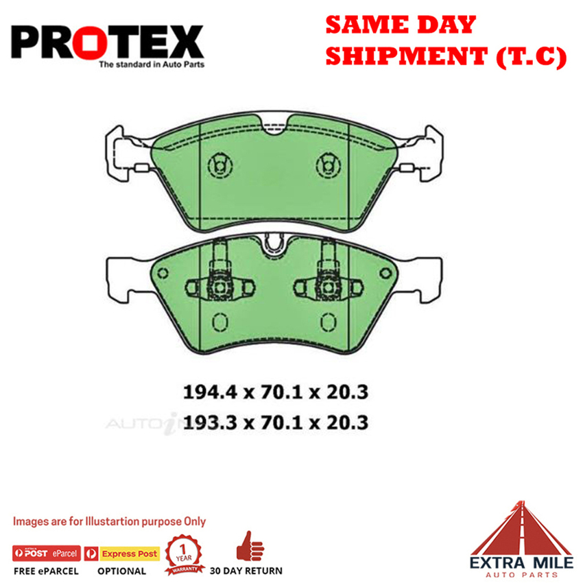 Ceramic Brake Pad Set Frnt For Mercedes-Benz 03-09 [S211]E 500 T 5.5