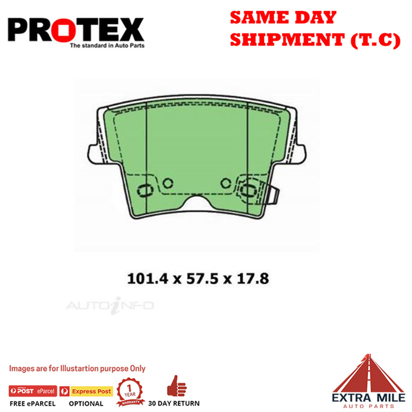 Ceramic Brake Pad Set Rear For Chrysler 300C 3.6 Ptl 2011-2012