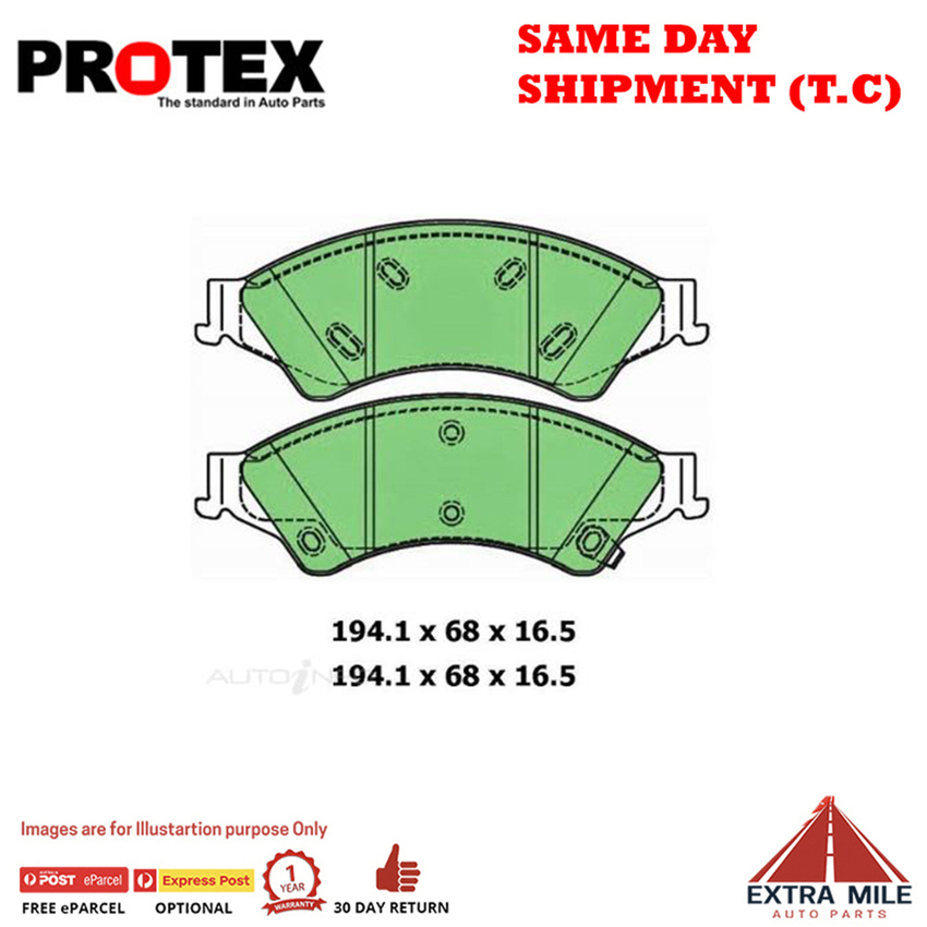 Ceramic Brake Pad Set Frnt For For d Ranger 2.2 TDdi PX MkII Diesel 15-2018