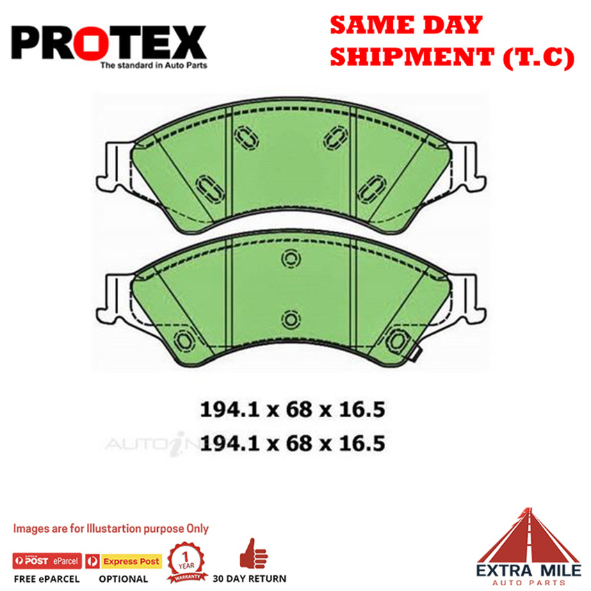 4WD Brake Pad Front Set For Ford Ranger 3.2 TDdi (PX) Diesel 2011-2015