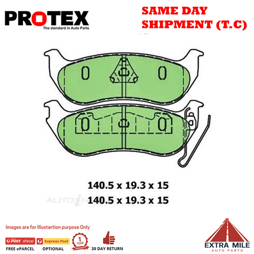 4WD Brake Pad Front Set For Ford Focus 2.5 XR5 Turbo (LV) 166kw Ptl