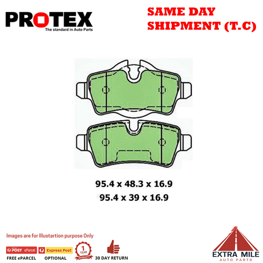 Ceramic Brake Pad Set Rear For Mini Clubman R55 John Cooper Works 1.6 07-14