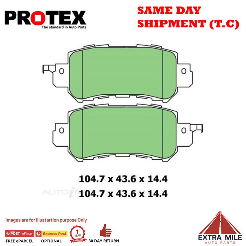 Ceramic Brake Pad Set Rear For Mazda CX-5 2.0 AWD (GH,KE) Petrol 2012-2019