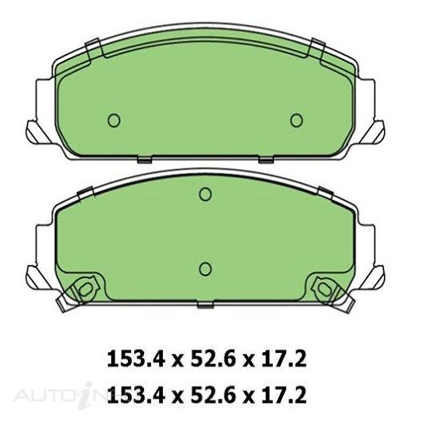 Protex Brake Pad Front For Holden Calais VF 6.0L V8 Petrol 2013-2015