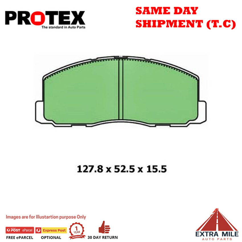 Protex Blue Brake Pad Set Front For Mitsubishi Magna 2.6 i (TP) Ptl 89-91 