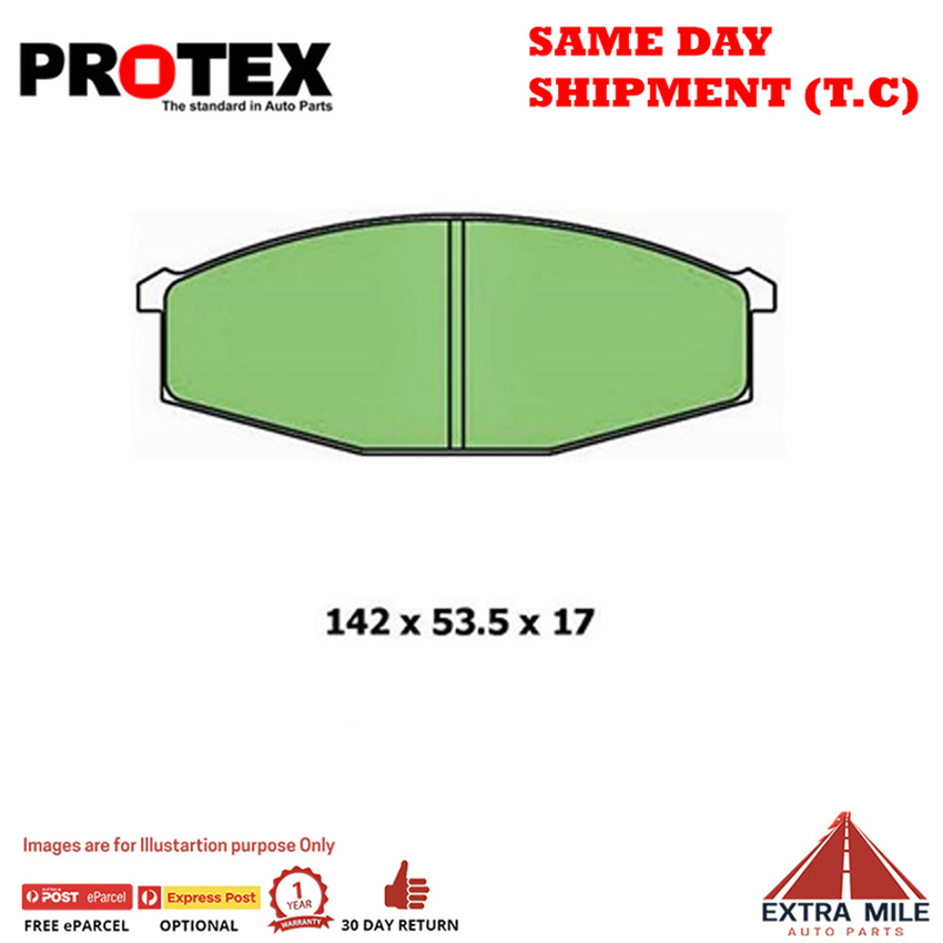 4WD Brake Pad Front Set For Ford Maverick 4.2 (DA) Petrol 88-94 DB321F-26