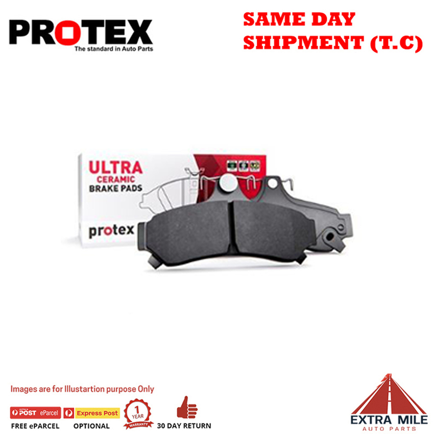 Protex Brake Pad Set Front For Nissan Navara 2.5D RWD (D21) Diesel 88-98 DB340CP