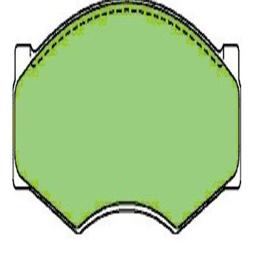 Protex Brake Pad Set Front For Nissan 720 2.2 (720) Petrol 1983-86 DB340CP