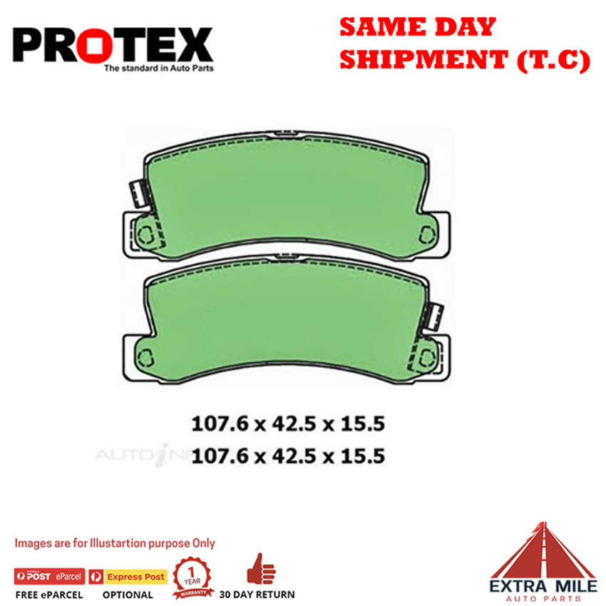 Protex Rear Blue Brake Pad Set For Toyota, Lexus, Holden - DB422B