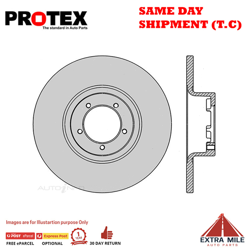 1X PROTEX Rotor - Front For HOLDEN PREMIER HT 4D Sdn RWD.
