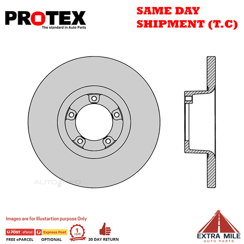 1X PROTEX Rotor - Front For HOLDEN TORANA LJ 2D Sdn RWD…
