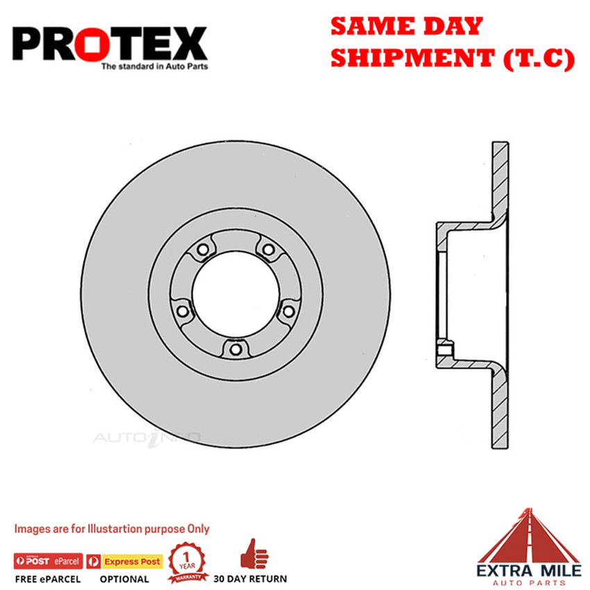 1X PROTEX Rotor - Front For HOLDEN TORANA LC 2D Sdn RWD..