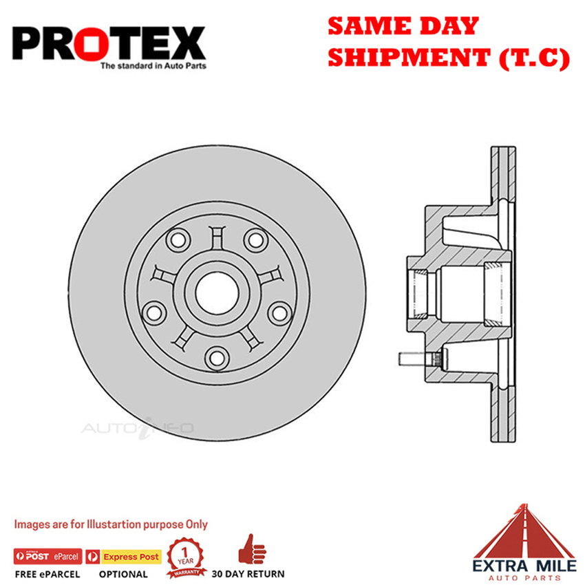2X PROTEX Rotor Front For HOLDEN CALAIS VP 4D Sdn RWD