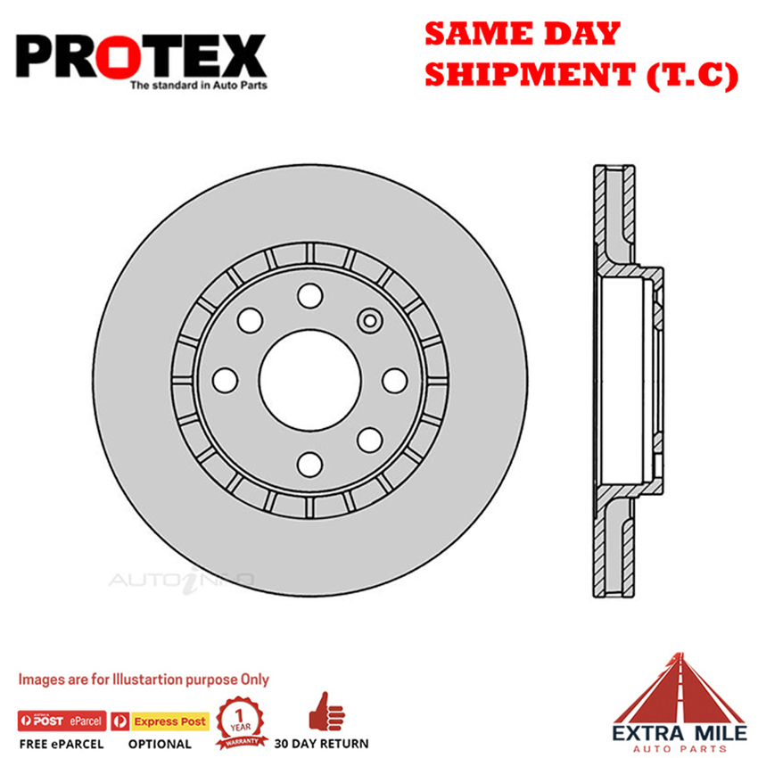 1X PROTEX Rotor - Front For HOLDEN CALIBRA YE 2D Cpe FWD.