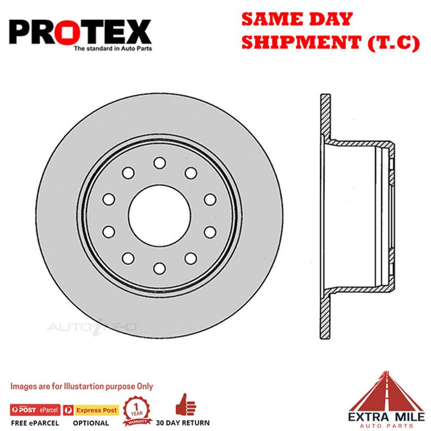 1X PROTEX Rotor - Rear For HOLDEN COMMODORE VS 2D Ute RWD…