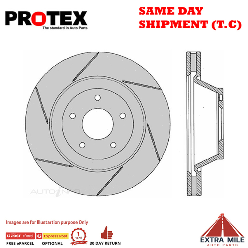 1X PROTEX Rotor - Front For HSV AVALANCHE VY 4D SUV 4WD.