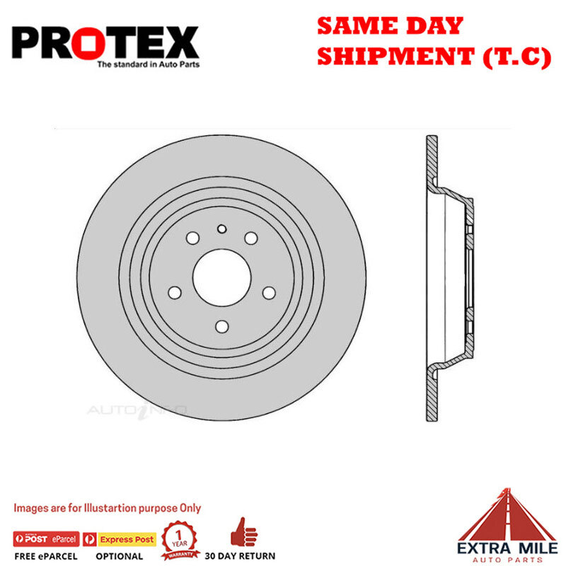 Protex Disc Rotor Pair For Frod Mondeo 2.0L 2014 - 2019