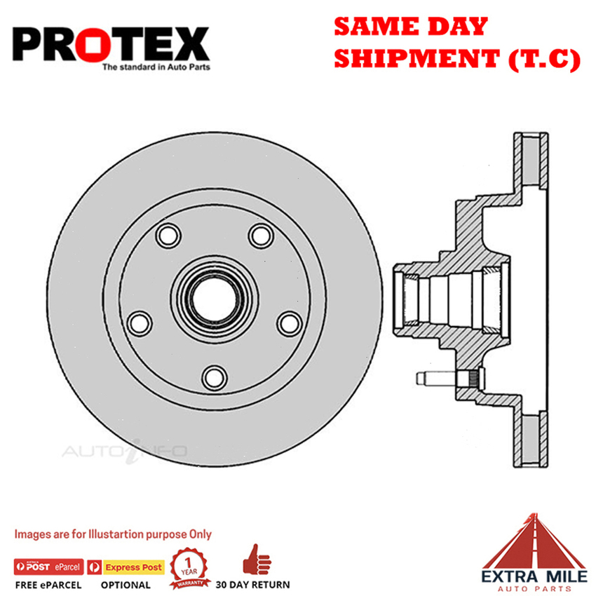 1X PROTEX Rotor - Front For FORD F150 . 2D C/C RWD.