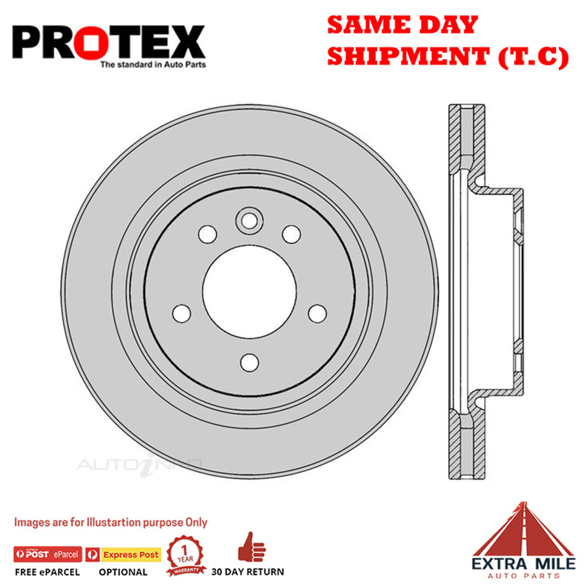 1X PROTEX Rotor - Front For RANGE ROVER SPORT . 4D SUV 4WD.