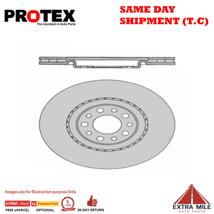 1X PROTEX Rotor - Front For ALFA ROMEO 159 . 4D Sdn AWD.