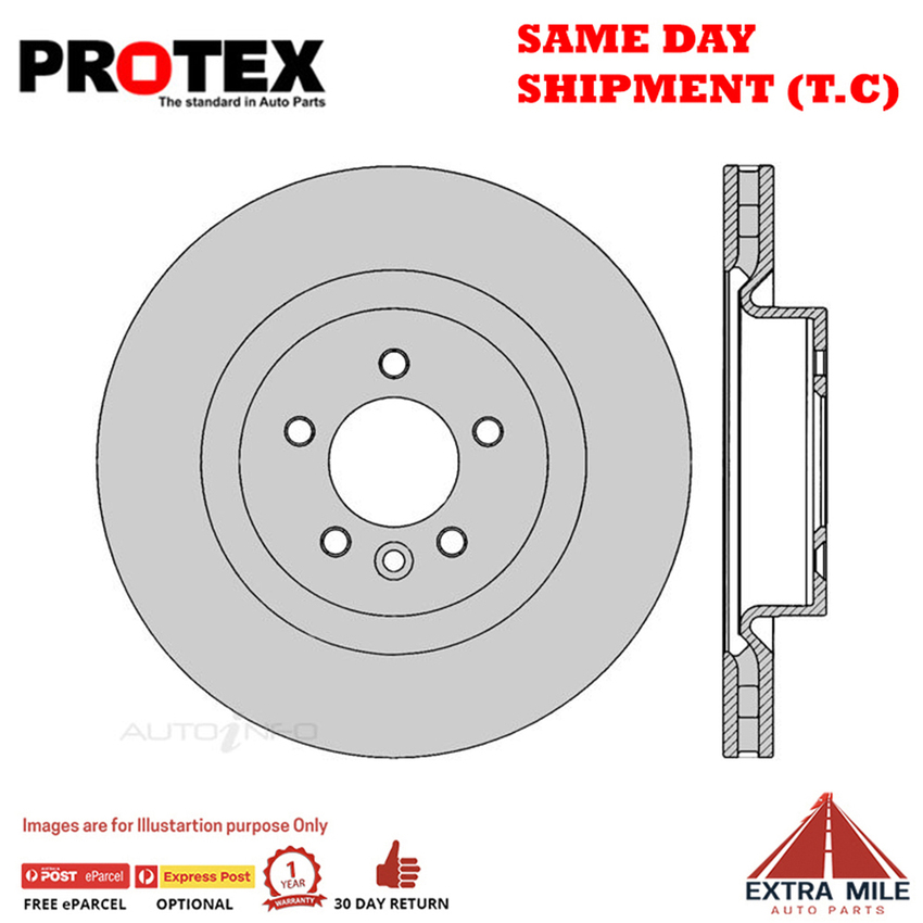 1X *PROTEX* Rotor-Front For LAND ROVER DISCOVERY 4 SERIES 4 4D SUV 4WD….
