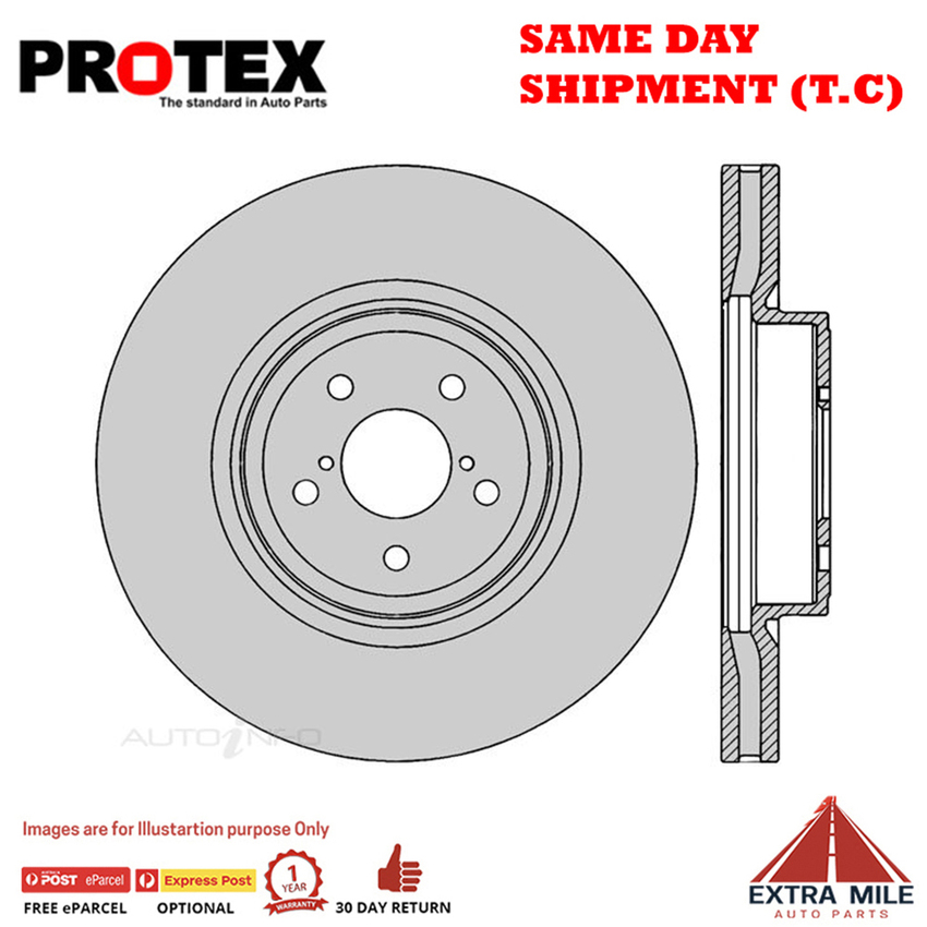 1X PROTEX Rotor - Front For SUBARU FORESTER SJ 4D Wgn AWD..