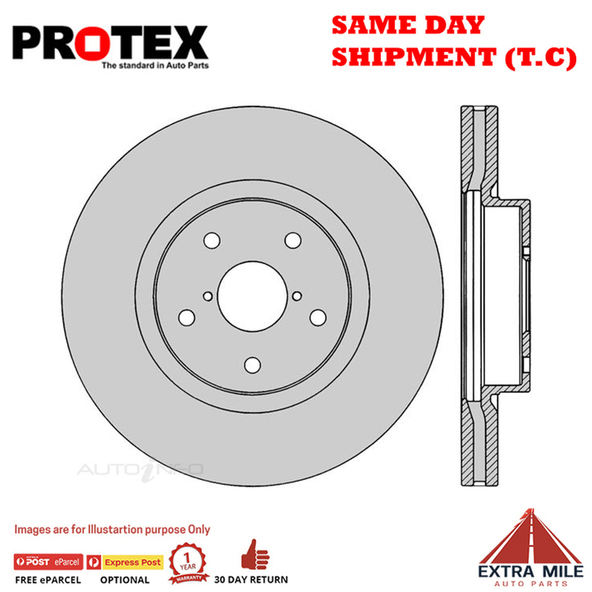 1X PROTEX Rotor - Front For SUBARU TRIBECA . 4D SUV AWD.
