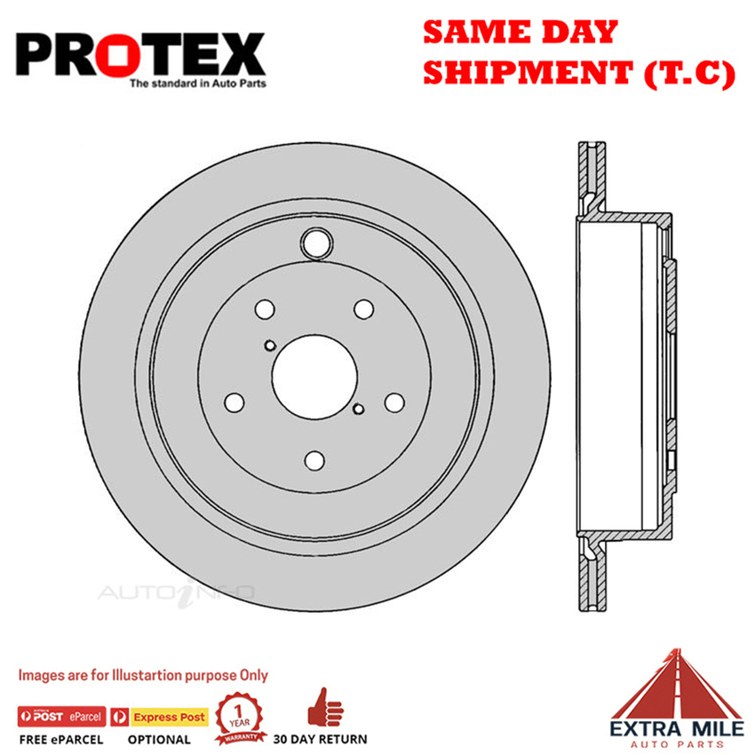 1X PROTEX Rotor - Rear For SUBARU TRIBECA . 4D SUV AWD..