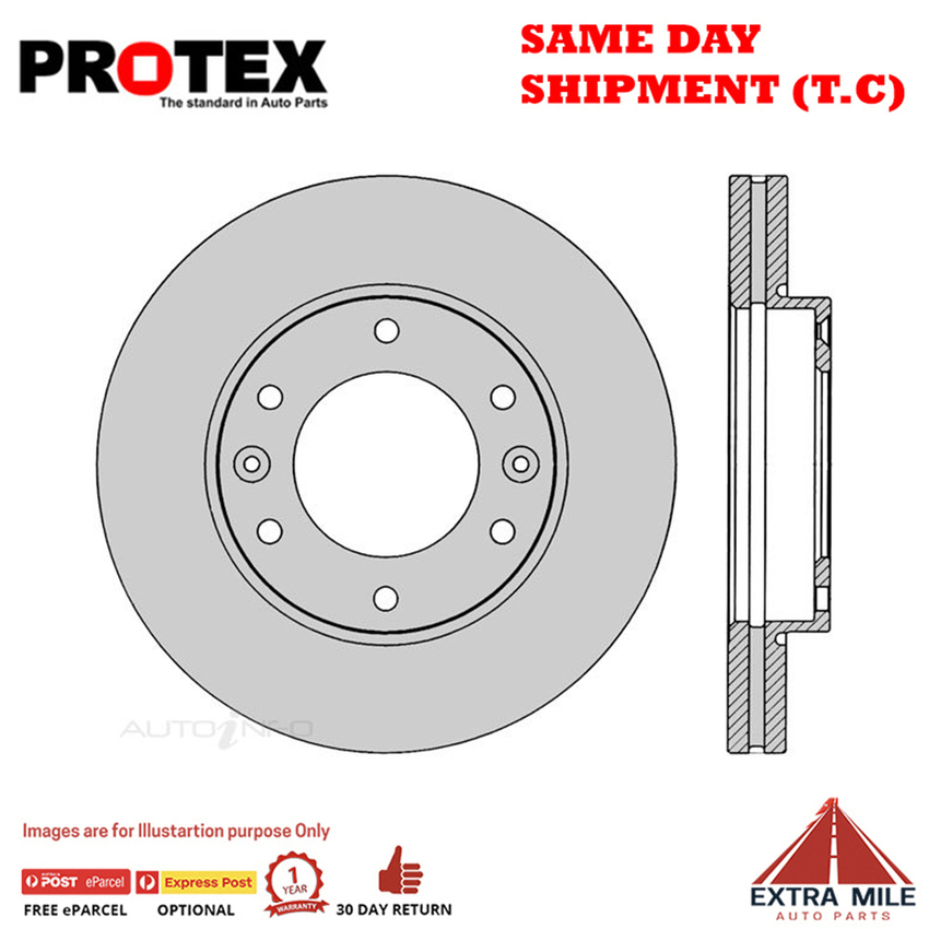 1X PROTEX Rotor - Front For HYUNDAI iLOAD TQ 4D Van RWD..