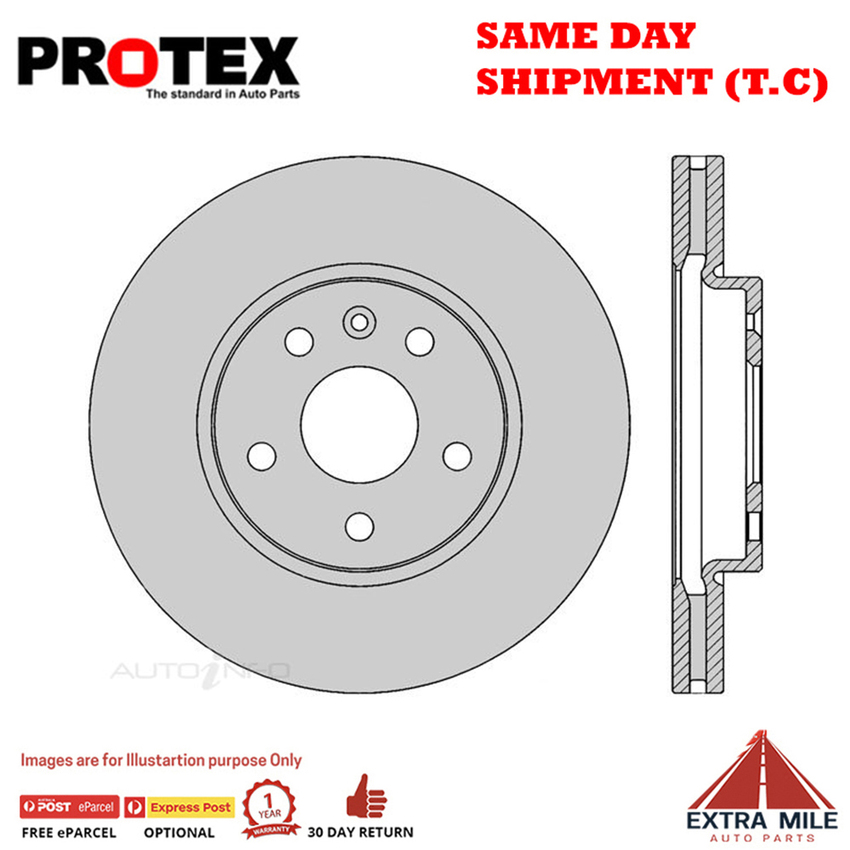 1X PROTEX Rotor - Front For OPEL ASTRA PJ 4D Wgn FWD.