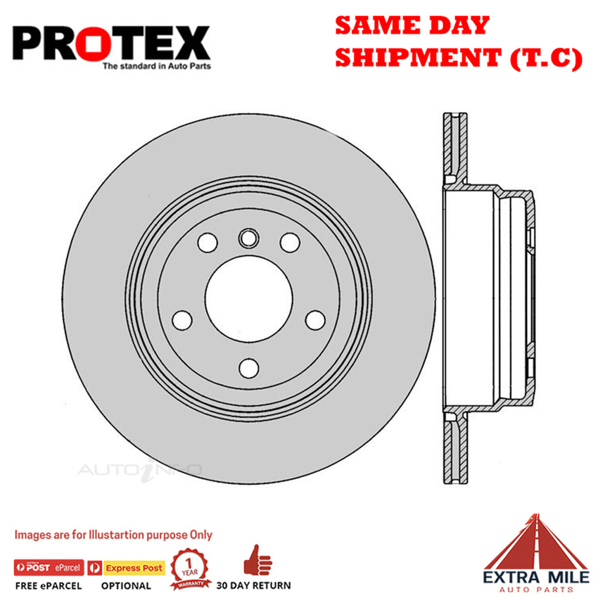 1X PROTEX Rotor - Rear For BMW X5 F15 4D SUV RWD.