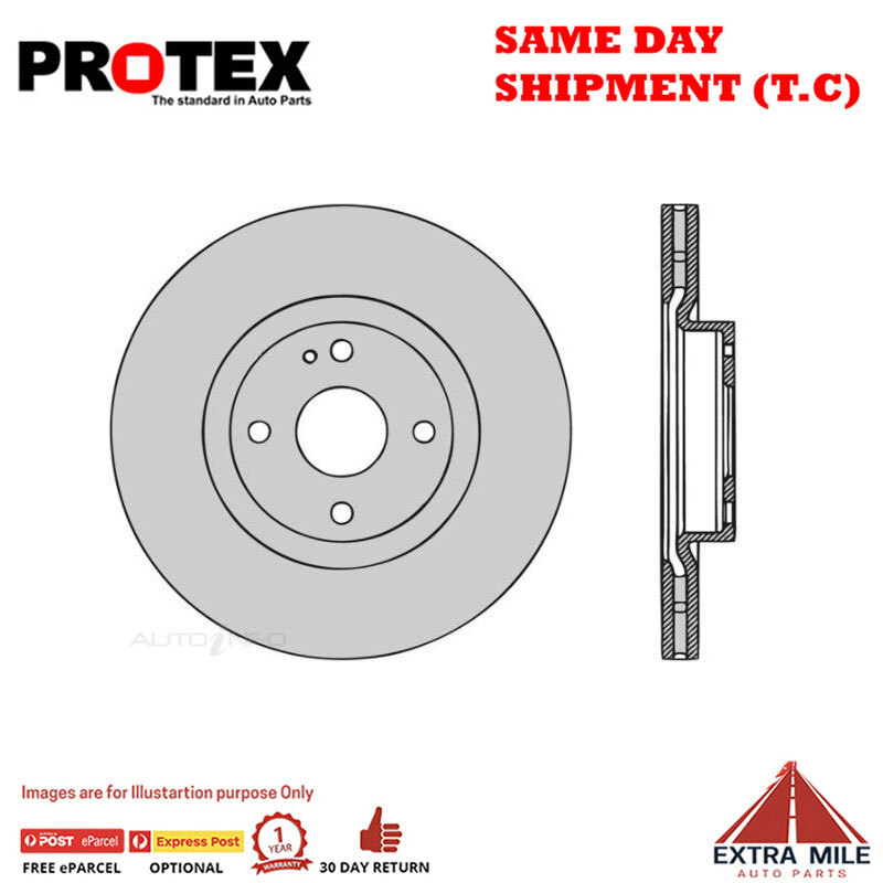 Protex Disc Rotor Pair For MAZDA MX5 ND 2.0L 2015 - On