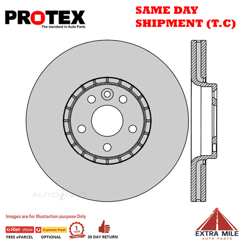 1X PROTEX Rotor - Front For VOLVO XC60 . 4D Wgn FWD.