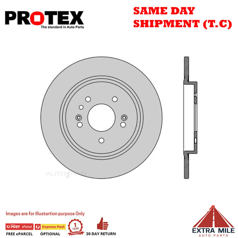 Protex Disc Rotor Pair For HYUNDAI SANTA FE 2.2L 2018 - 2020