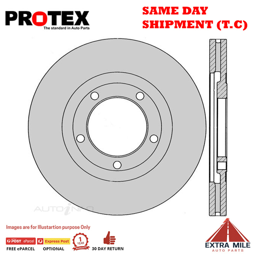 1X PROTEX Rotor - Front For KIA K2900 PU3 2D C/C RWD..